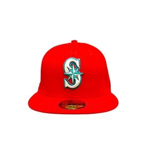 Seattle Mariners Hat Cap Fitted Mens 7 1/8 MLB Baseball All Star‎ 2001 New Era